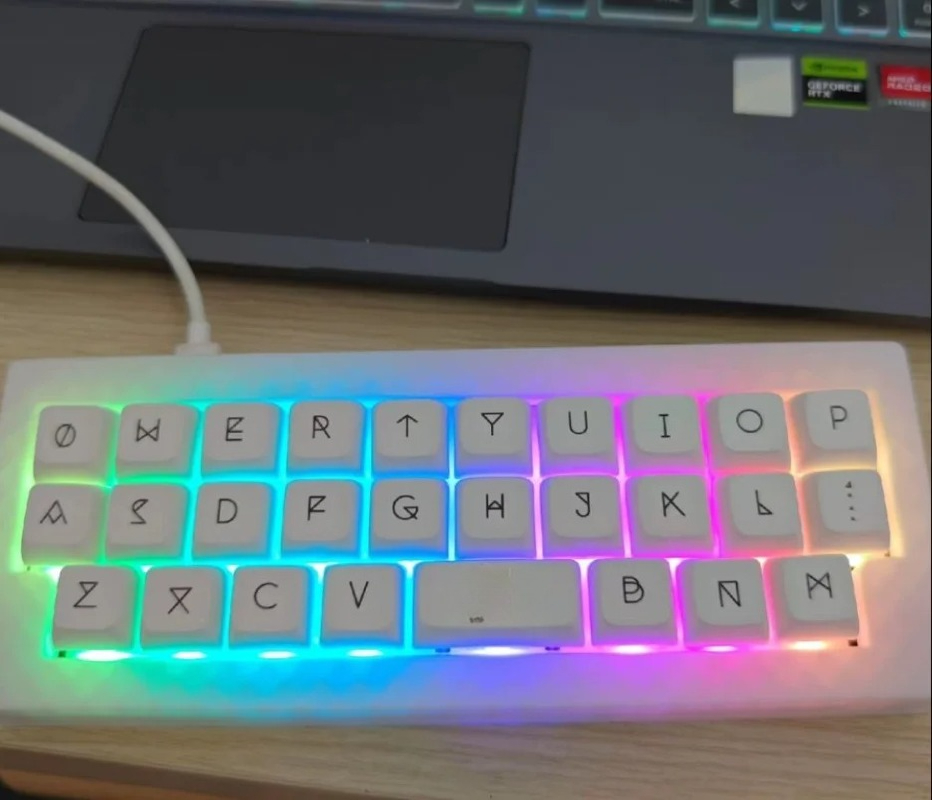 Gaming Keyboard Half - MiFuny Alpha28 Mini Keyboard Kit Single