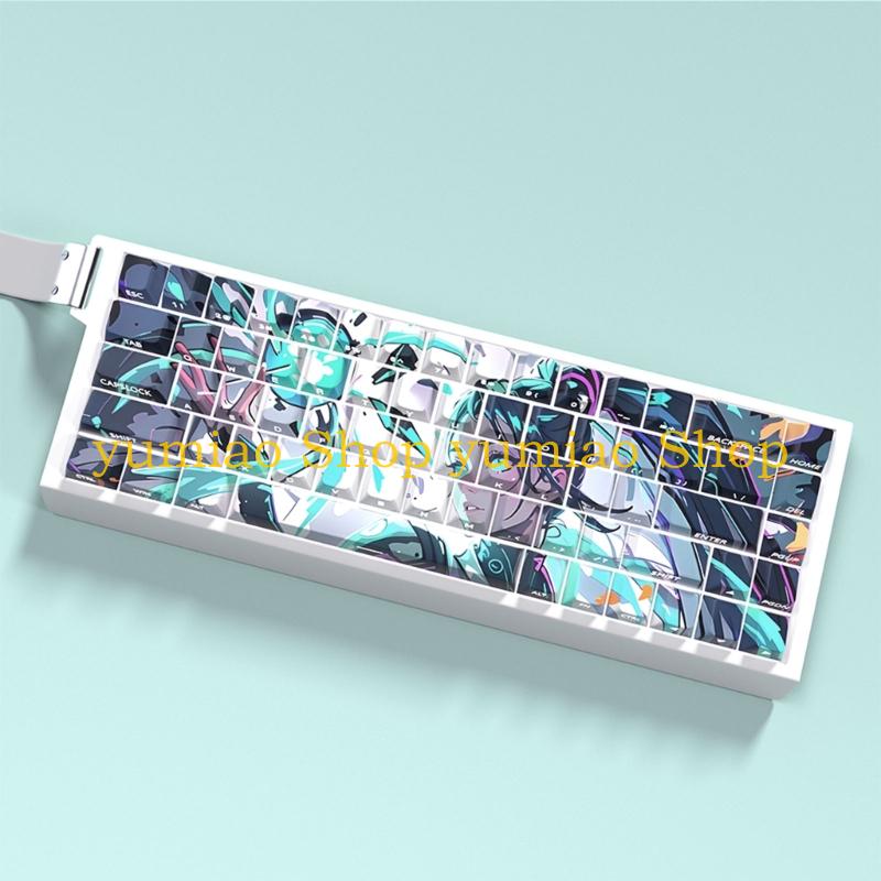 Gaming Keyboard Ergonomic - 587B Keycaps Ergonomic Bàn phím cơ