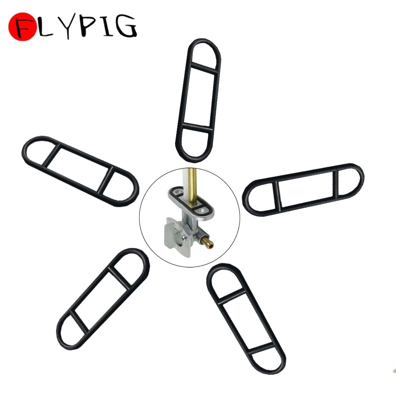 Gasket Mount Kit - 5 Chiếc 34Mm Nhiên Liệu Petcocks