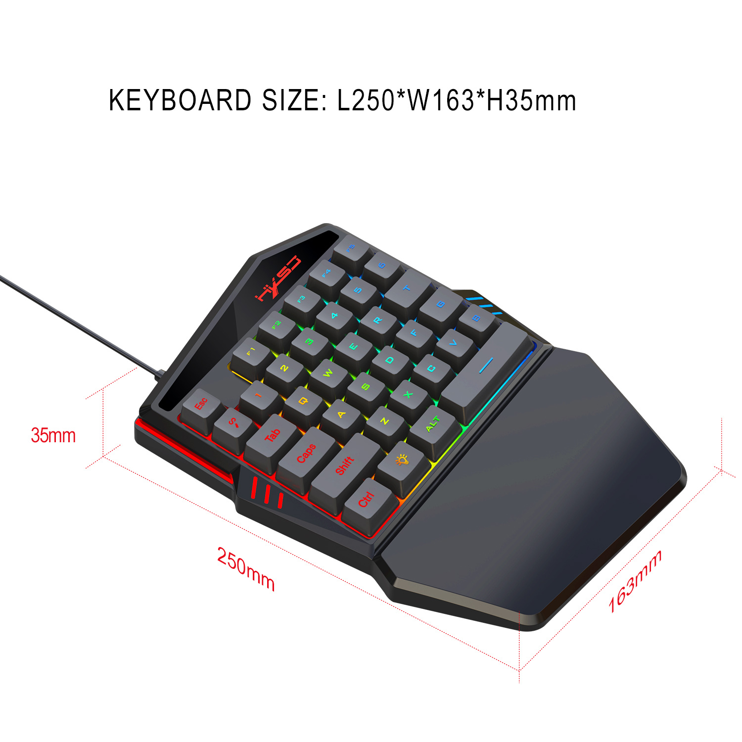 Webcam HXSJ V100 V100-2 35 Phí - đánh giá và giá Gaming Keyboard Half