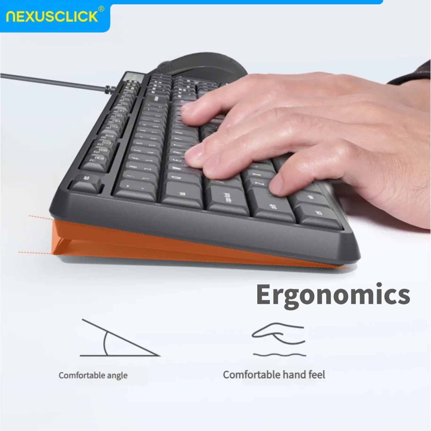 NexusClick Arabic English Wire - đánh giá và giá Gaming Keyboard That Is Quiet
