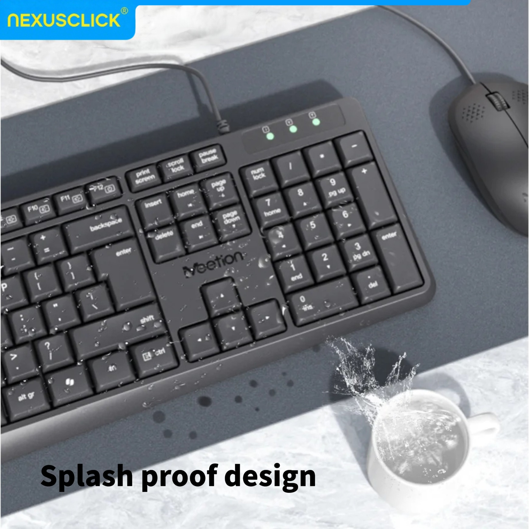 NexusClick Arabic English Wire - đánh giá và giá Gaming Keyboard That Is Quiet