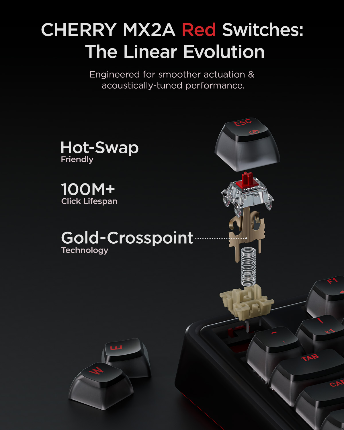 wegear & Cherry XTRFY PIXIU98  - đánh giá và giá Gaming Keyboard Thocky