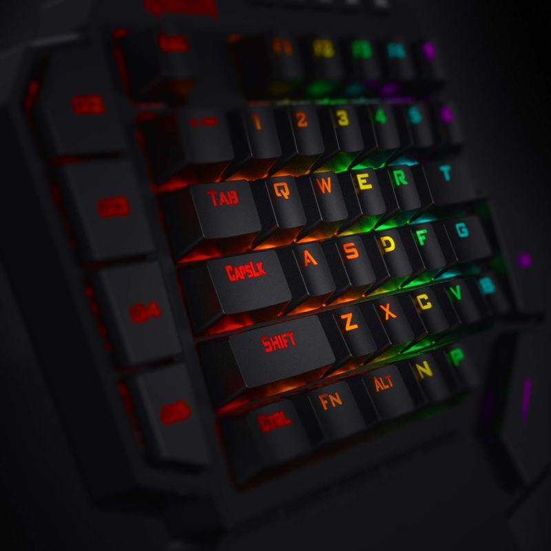 Redragon K585 DITI One-Handed  - đánh giá và giá Gaming Keyboard Half