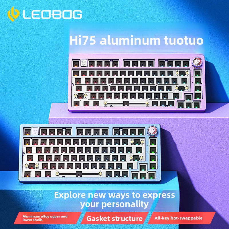 LEOBOG Hi75 CNC Aluminum Kit M - đánh giá và giá Gaming Keyboard Thocky