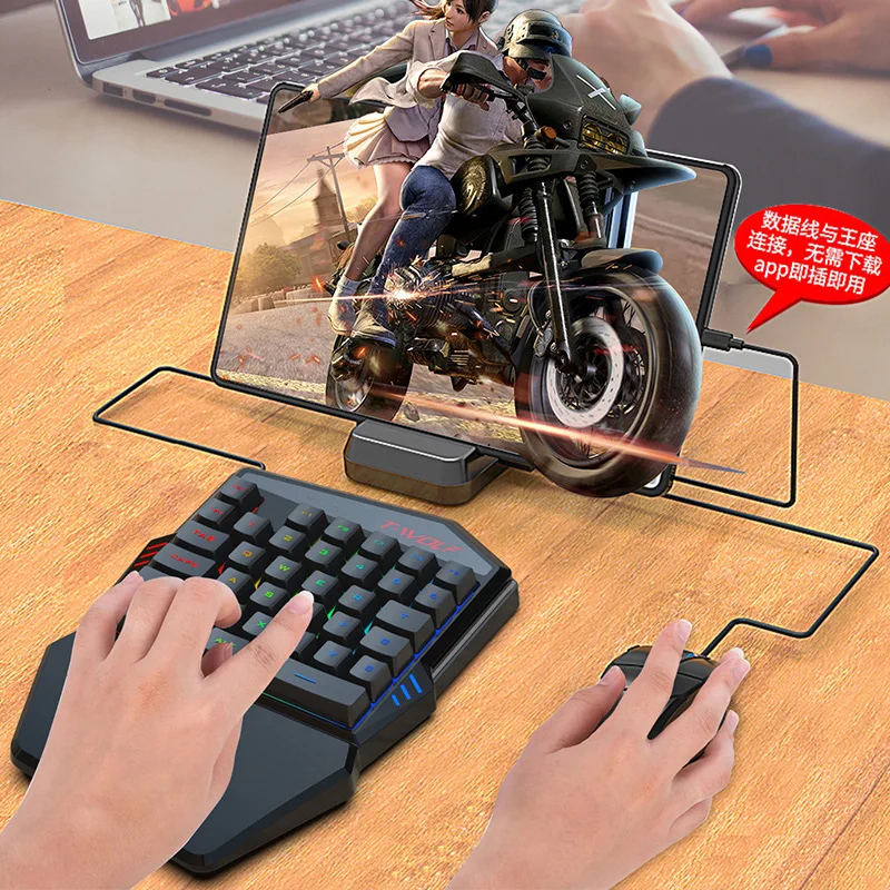 T-WOLF TF900 One Handed Keyboa - đánh giá và giá Gaming Keyboard Half