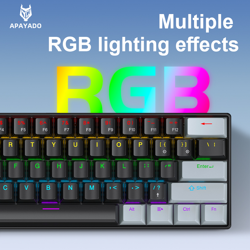 APAYADO K61 Mini Mechanical Ke - đánh giá và giá Gaming Keyboard Budget