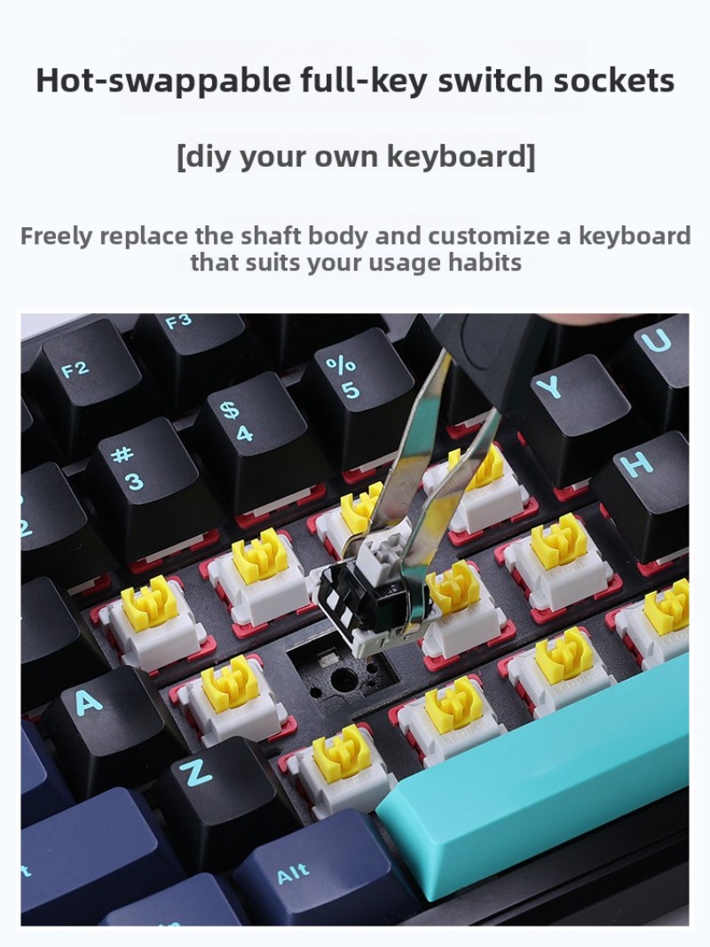 AULA F87 Pro Wireless Mechanic - đánh giá và giá Gaming Keyboard Thocky