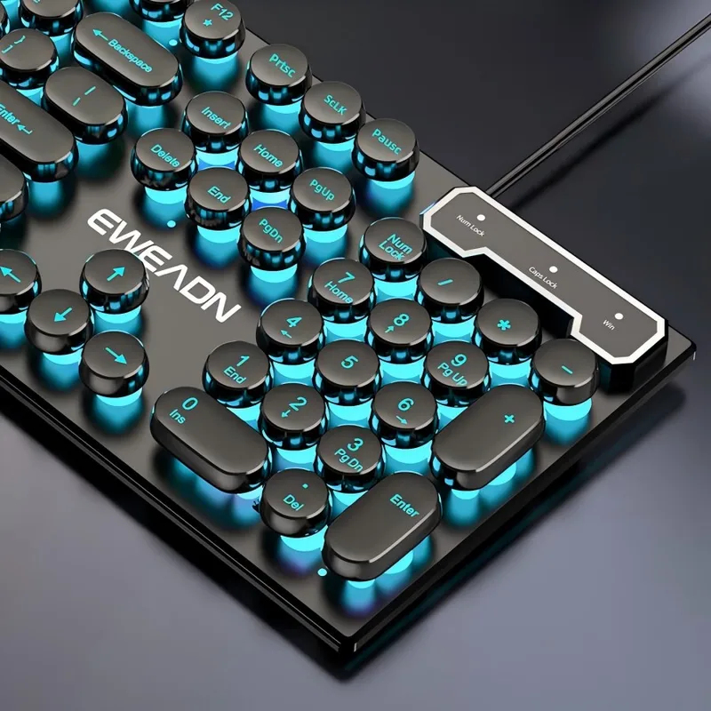 Retro Punk Mechanical Feel Key - đánh giá và giá Gaming Keyboard Mouse