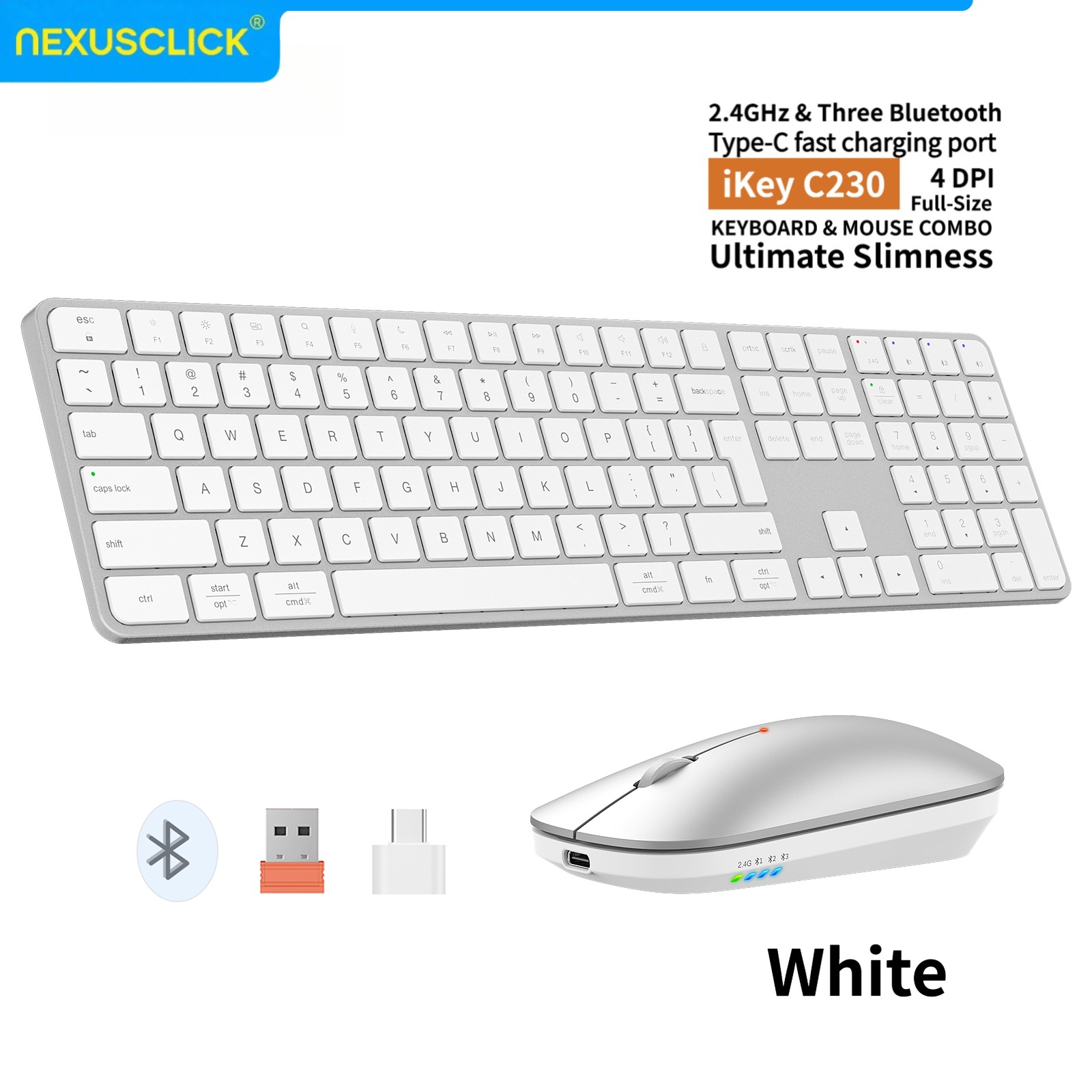 NexusClick Rechargeable Wirele - đánh giá và giá Gaming Keyboard That Is Quiet