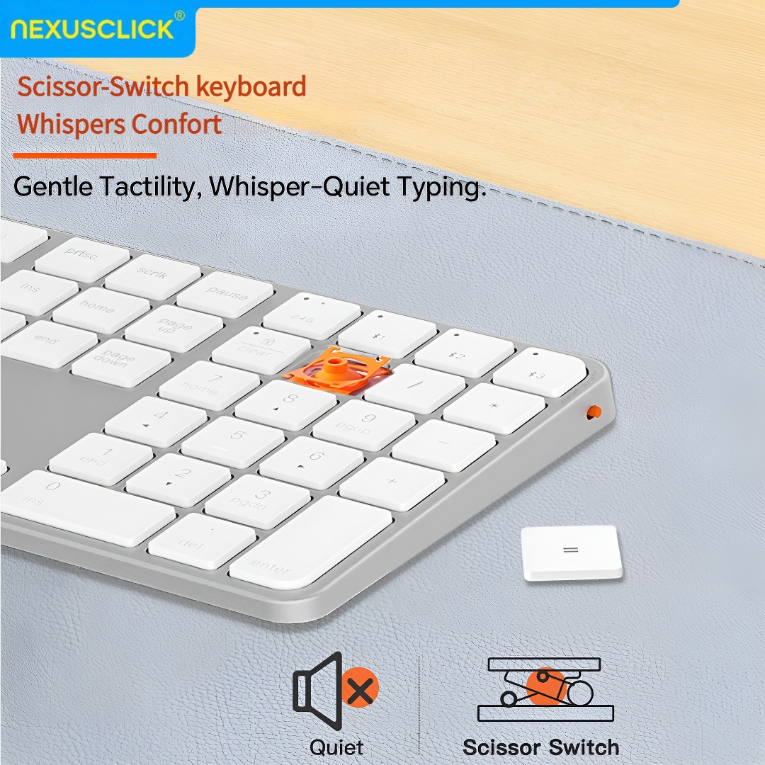 NexusClick Rechargeable Wirele - đánh giá và giá Gaming Keyboard That Is Quiet