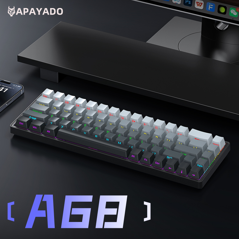 APAYADO A68 Wired Mechanical K - đánh giá và giá Keyboard Gaming Blue Switch