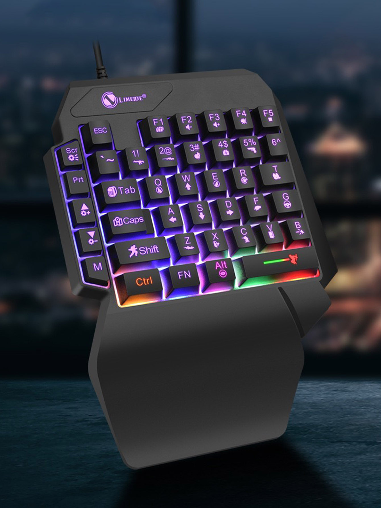 Mechanical One-Handed Light Ga - đánh giá và giá Gaming Keyboard Half