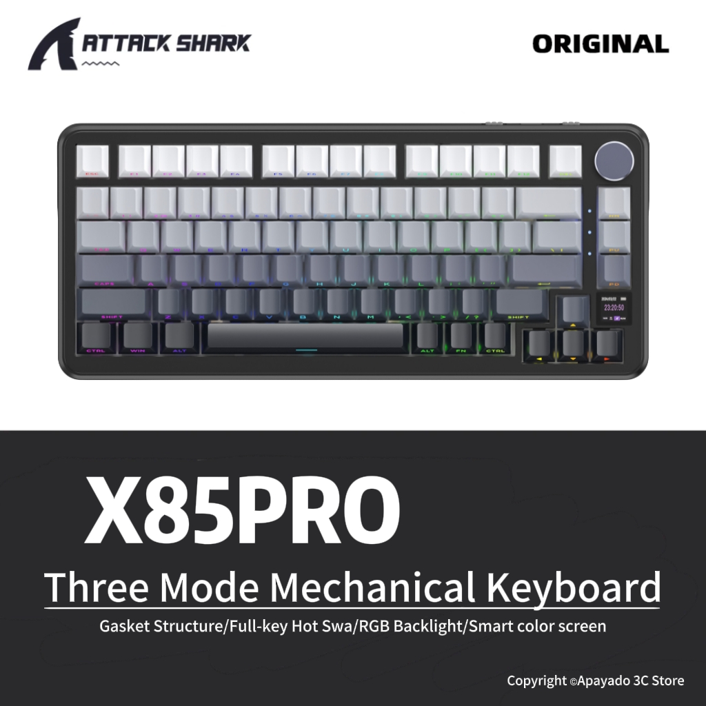 X85Pro ATTACK SHARK Gaming Key - đánh giá và giá Gaming Keyboard Mini Mechanical