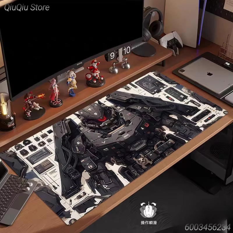Cartoon HD Print Gundam Leathe - đánh giá và giá Gaming Keyboard Typewriter