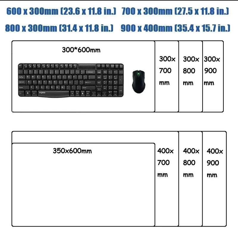 Mairuige XXL DIY Anime Mouse P - đánh giá và giá Gaming Keyboard Mouse