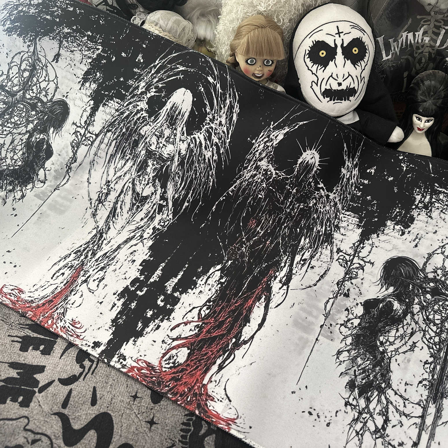 Dark Angel Art Design Large Si - đánh giá và giá Gaming Keyboard Mouse