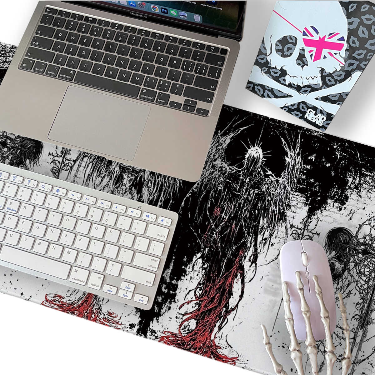 Dark Angel Art Design Large Si - đánh giá và giá Gaming Keyboard Mouse