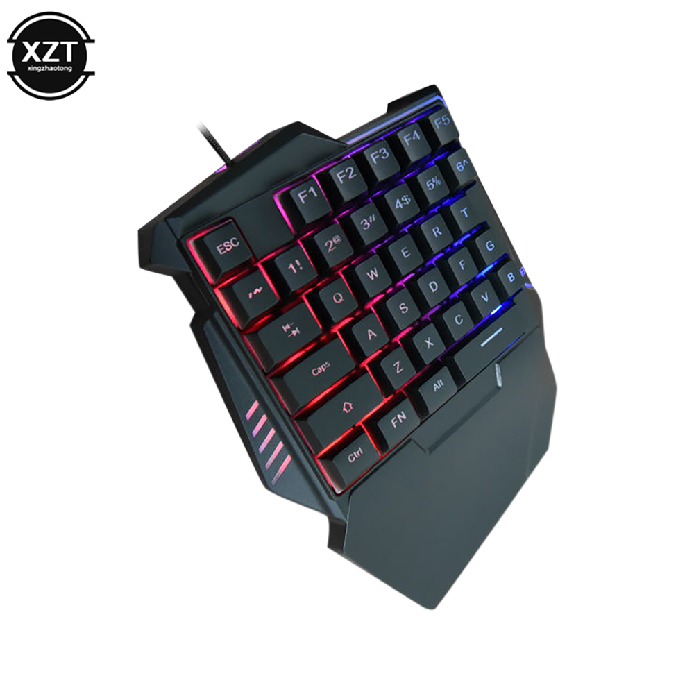 USB Một Tay Bàn Phím Chơi Game - đánh giá và giá Gaming Keyboard Half