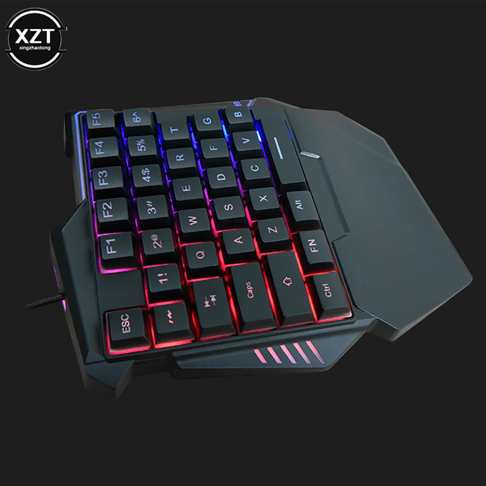 USB Một Tay Bàn Phím Chơi Game - đánh giá và giá Gaming Keyboard Half
