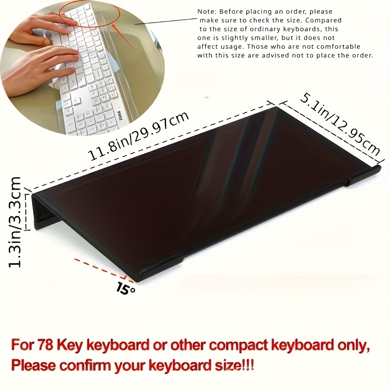 Acrylic keyboard stand, transp - đánh giá và giá Gaming Keyboard Ergonomic