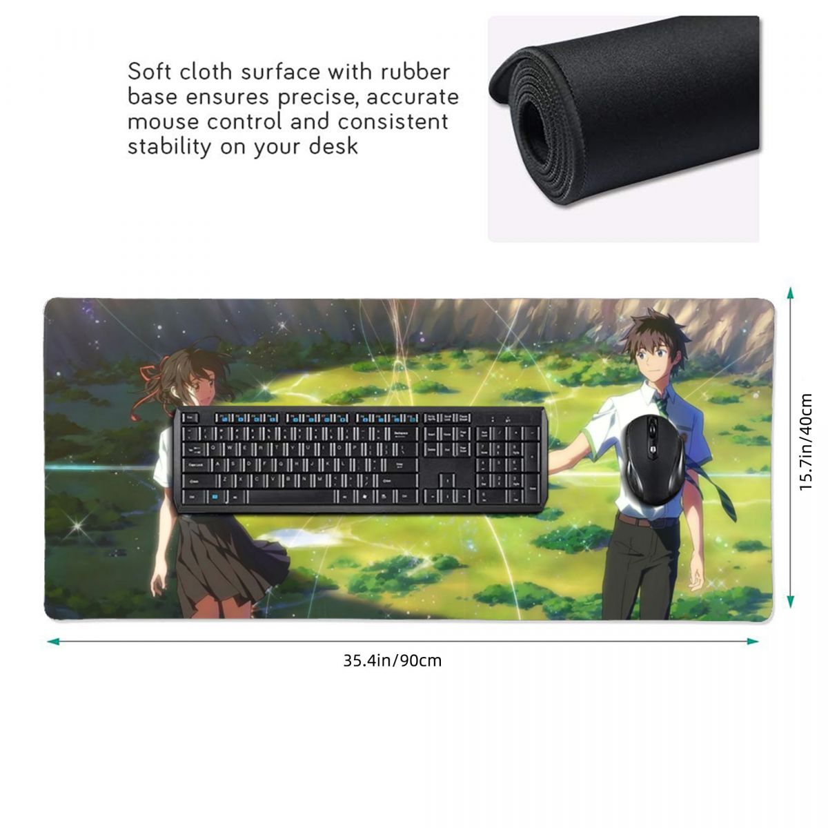 Japanese Anime Your Name Large - đánh giá và giá Gaming Keyboard Name
