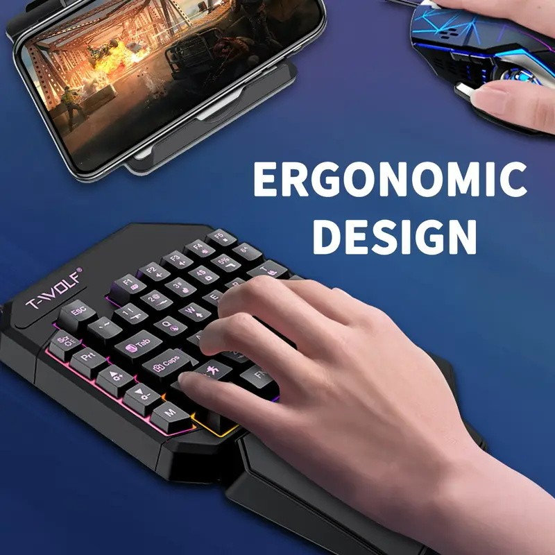 FocusOnPC TF900 2-in-1 Mobile  - đánh giá và giá Gaming Keyboard Mini Mechanical