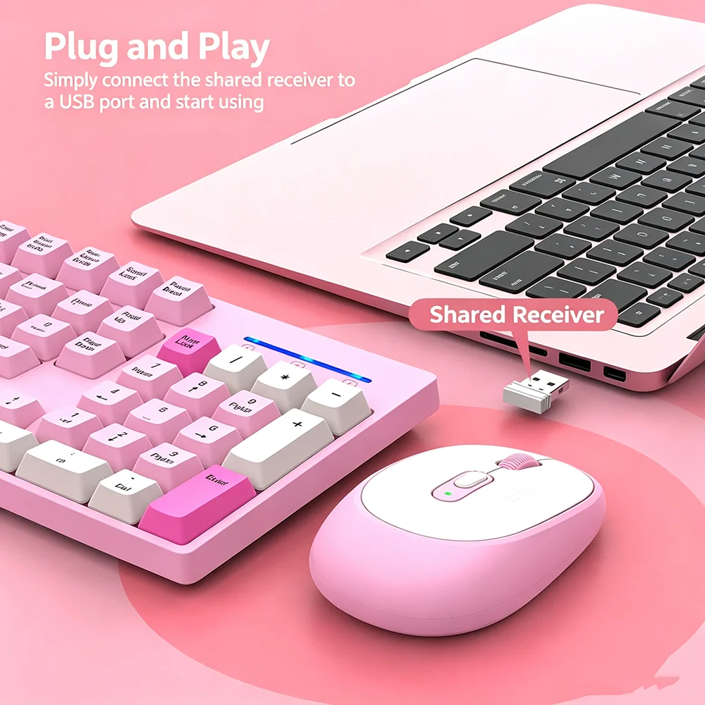 KEBIDUMEI 2.4G Wireless Keyboa - đánh giá và giá Gaming Keyboard Extension