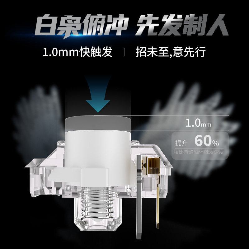 Kailh Choc White Owl Switch Mi - đánh giá và giá Gaming Keyboard Mini Mechanical