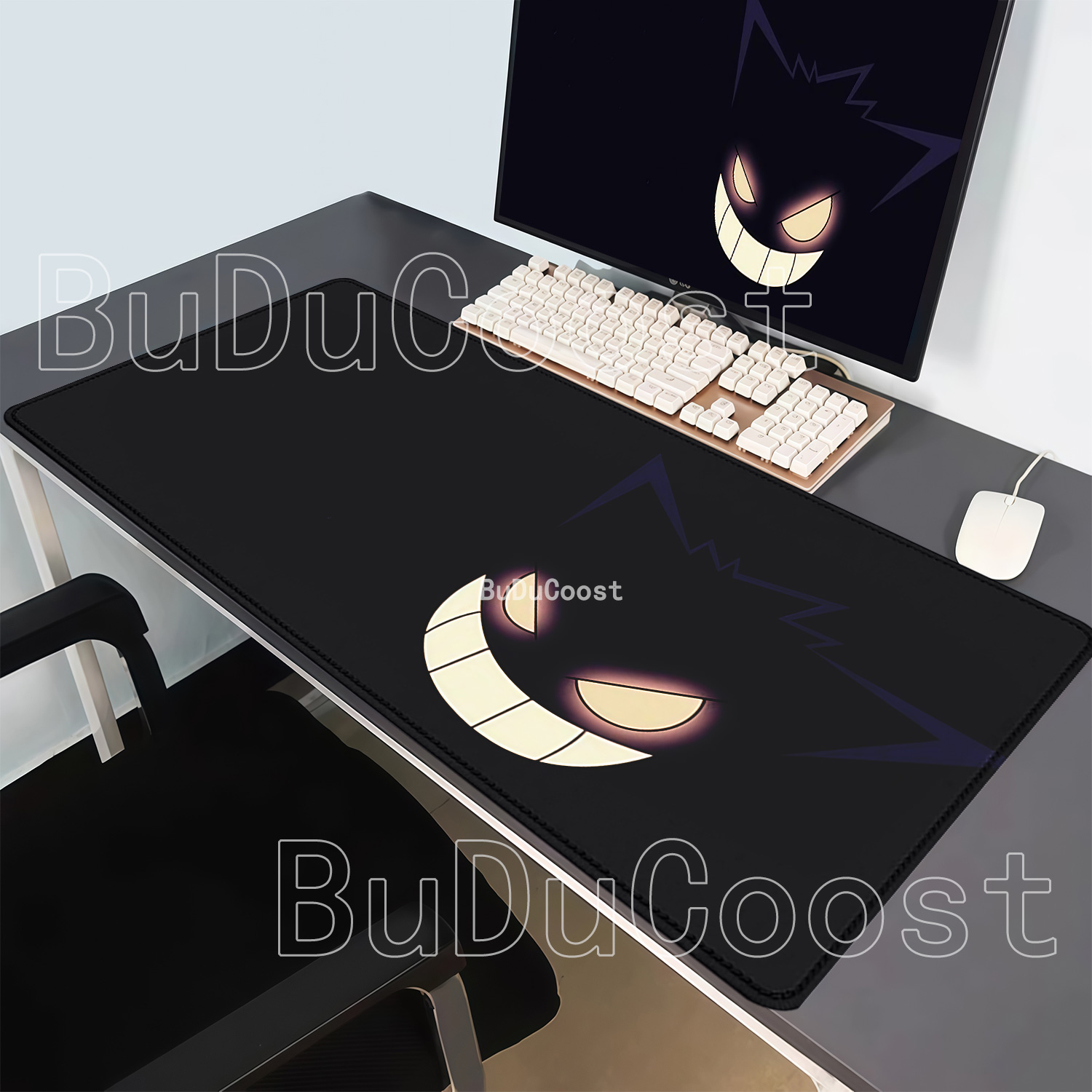 HD Printing Gengar Pokemon Ani - đánh giá và giá Gaming Keyboard Typewriter