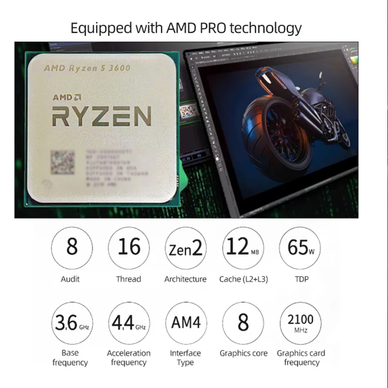 AMD Ryzen 5 3600 Gaming CPU, 6 - đánh giá và giá Amd Cpu Ryzen 5