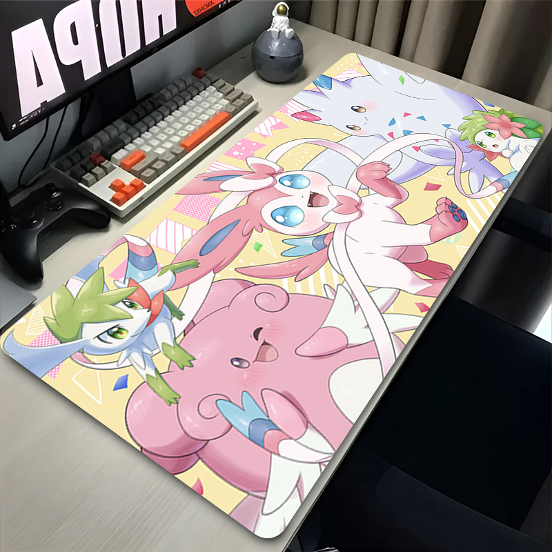 Large Pink Cute Mousepad XXL G - đánh giá và giá Gaming Keyboard Easy To Clean