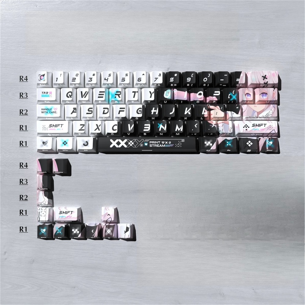 Double-shot Side Print Thocky  - đánh giá và giá Gaming Keyboard Thocky