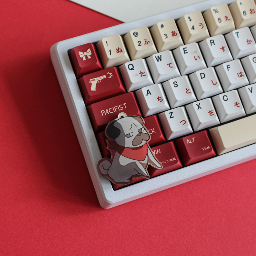 Lycoris Giật Anime PBT Keycap  - đánh giá và giá Gaming Keyboard Ergonomic